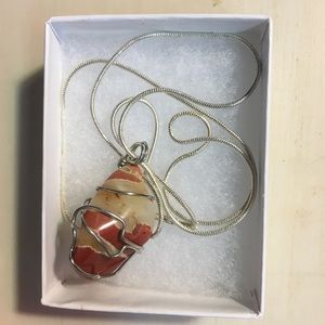 Red jasper necklace